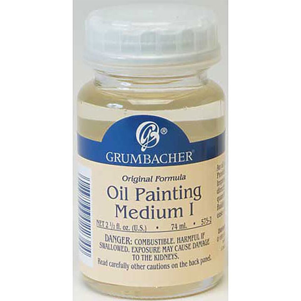 Grumbacher, Oil Painting, Medium, No.1, Matte Finish, 2.5oz